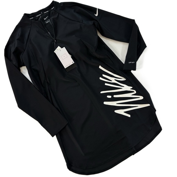 Nike Victory Women’s Small UPF 40 Full Coverage Tunic Swimsuit Coverup New - Picture 2 of 8